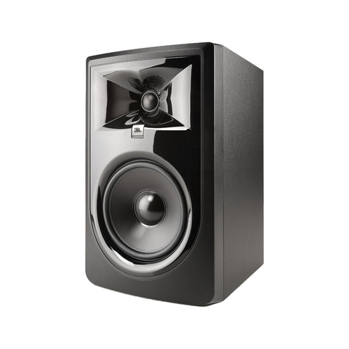 JBL 306P MKII 6 Inch Powered Studio Monitor, Single, Black