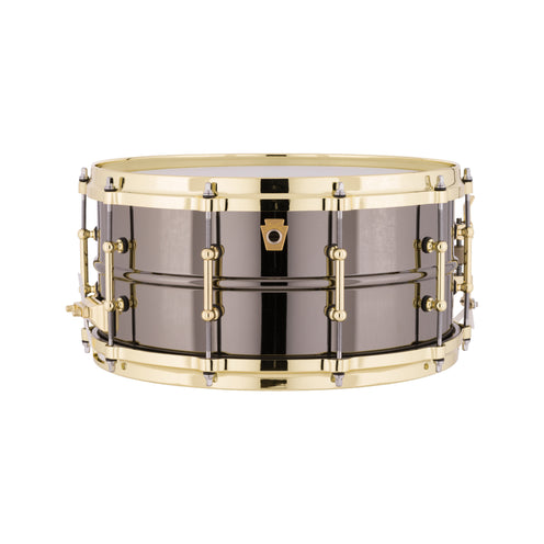 Ludwig LB417BT 6.5x14inch Black Beauty Brass Snare Drum, Tube Lugs