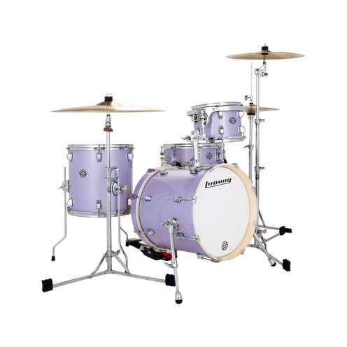Ludwig LC279Q3 Breakbeats by Questlove 4pcs Shell Pack w/Bag, Lilac Sparkle