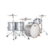 Ludwig LCO5124SS Continental 5-Piece Drum Kit(22B+16F+14F+12T+14S), Silver Sparkle