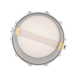 Ludwig LU5514C 5.5x14inch Universal Brass Snare, Black Nickel Plated Shell, Chrome Hardware