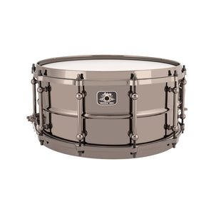 Ludwig LU5514 5.5x14inch Universal Brass Snare, Black Nickel Plated Shell