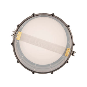 Ludwig LU5514 5.5x14inch Universal Brass Snare, Black Nickel Plated Shell