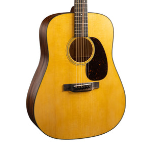 Martin D-18 Satin Acoustic Guitar w/Case, Satin Natural