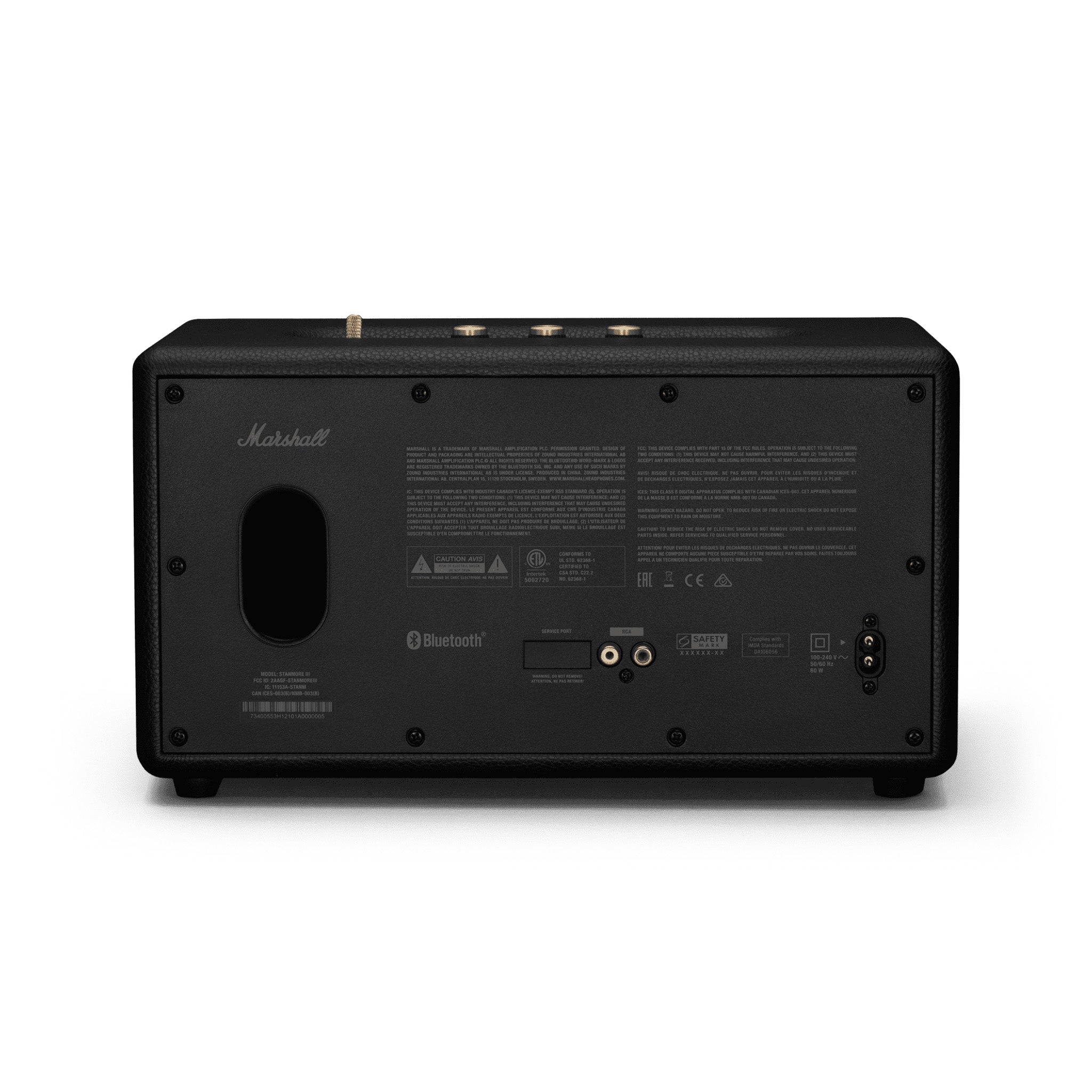 Marshall Stanmore III Bluetooth Speaker, Black – Swee Lee Singapore
