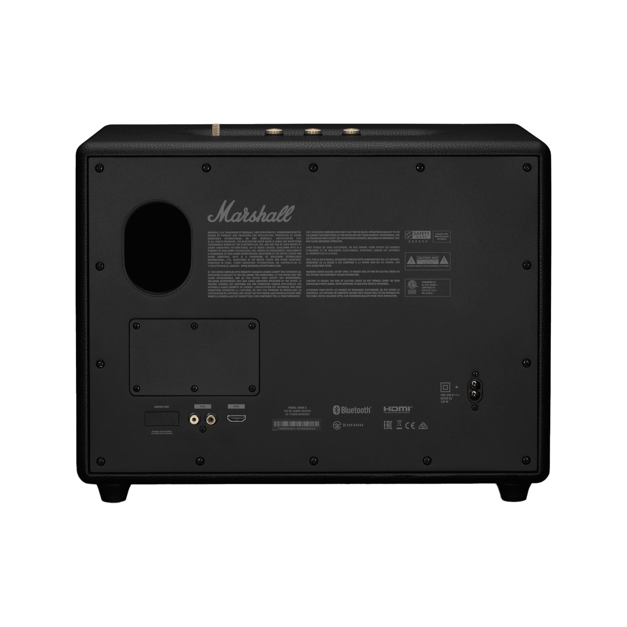 Marshall WOBURN III ブラック Marshall Woburn III Bluetooth Speaker, Black – Swee Lee Singapore