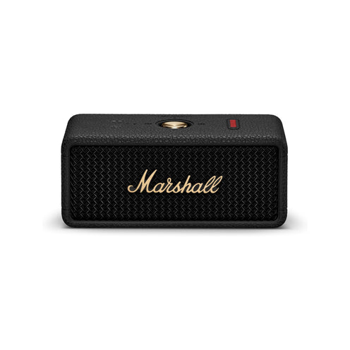 Marshall Emberton III Portable Bluetooth Speaker, Black & Brass