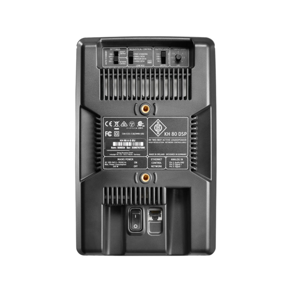 Neumann KH 80 DSP 4 inch Powered Studio Monitor, Single, Grey