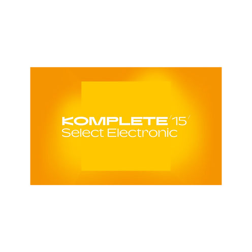 Native Instruments Komplete 15 Select - Electronic Edition - Digital Download