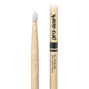 Promark PW7AN Shira Kashi Oak 7A Drumsticks, Nylon Tip