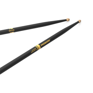 Promark R2BAG Rebound 2B ActiveGrip Hickory Drumstick, Acorn Tip