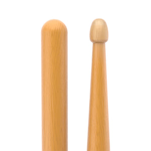Promark R5BAGC Rebound 5B ActiveGrip Hickory Drumstick, Acorn Tip, Clear