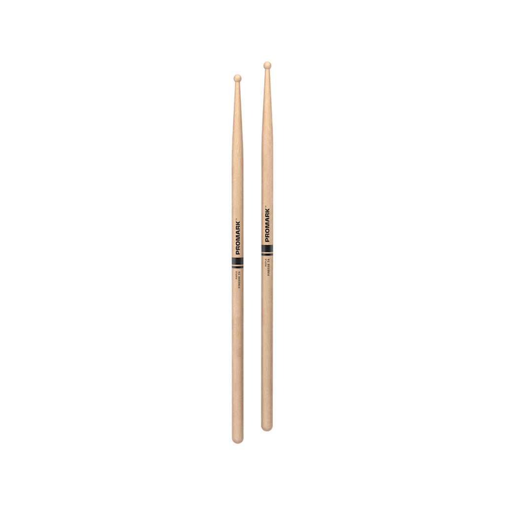 Promark RBM535RW Finesse 7A .535 Lacquered Maple Drumsticks, Wood Tip