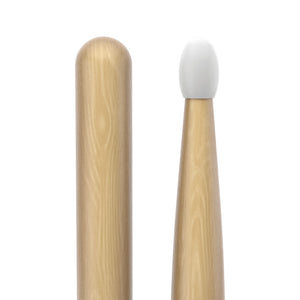 Promark TX5BN Hickory 5B Drumsticks, Nylon Tip