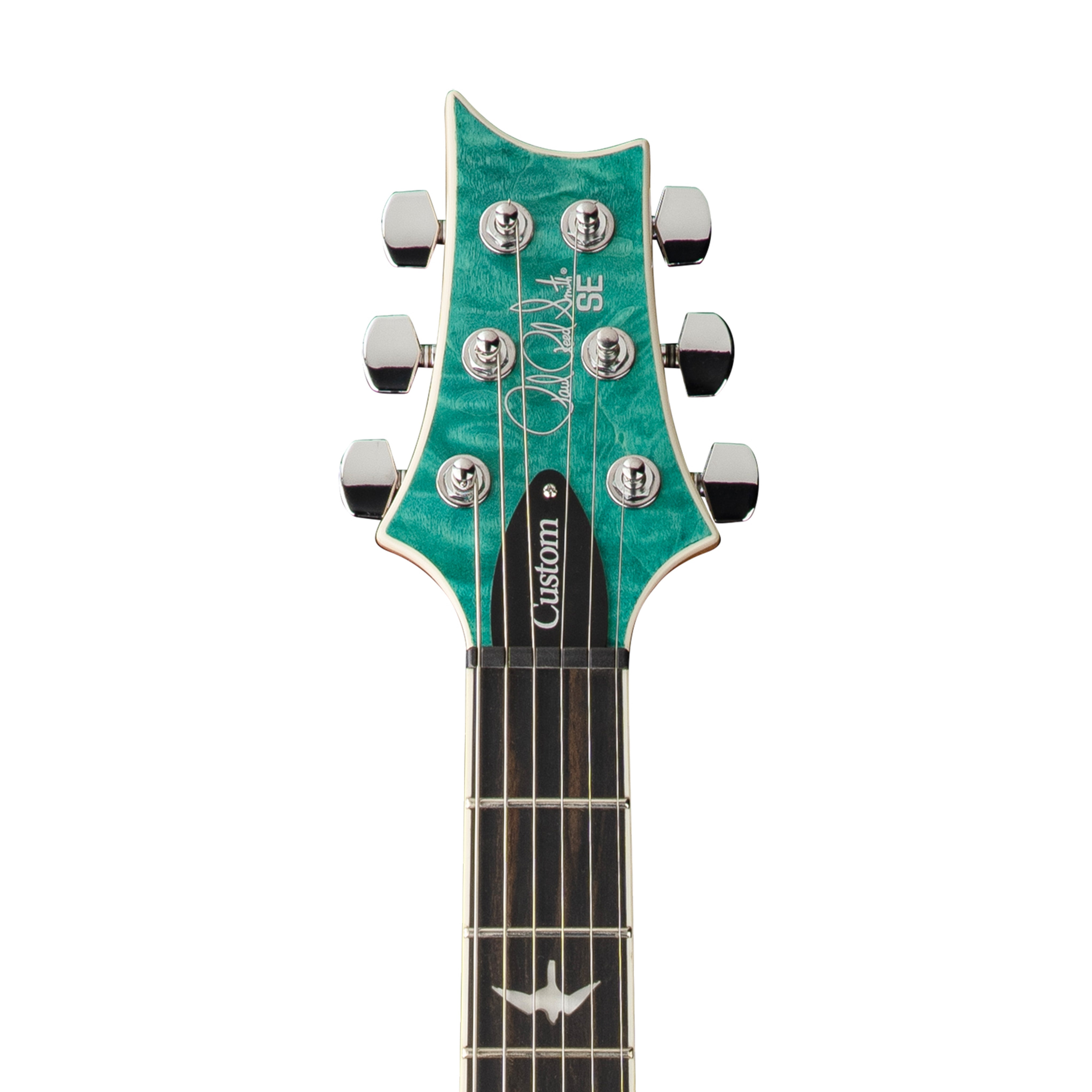 PRS SE Custom 24 Electric Guitar w/Quilt Package, Turquoise – Swee
