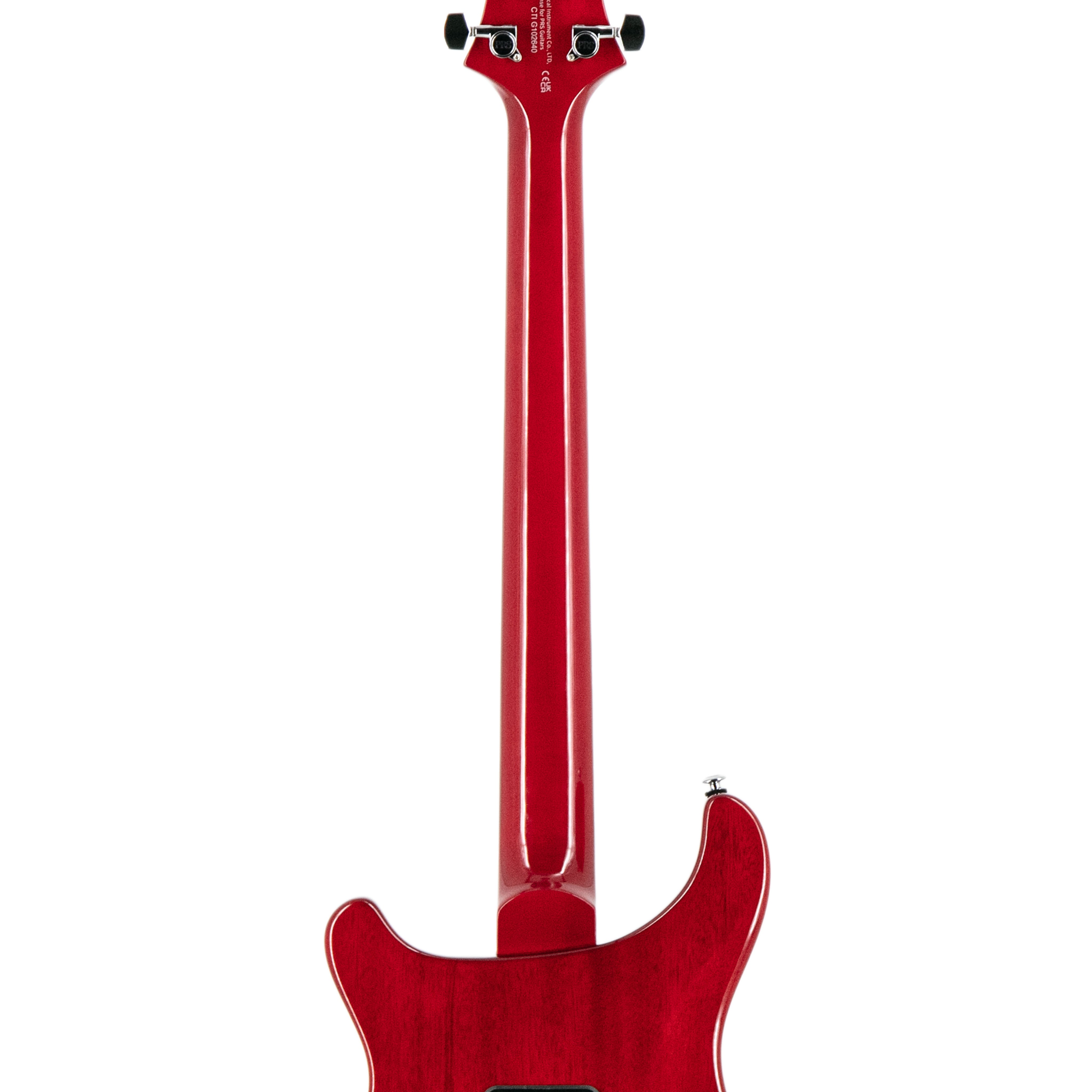 PRS SE Custom 24 Electric Guitar w/Bag, Charcoal Cherry Burst