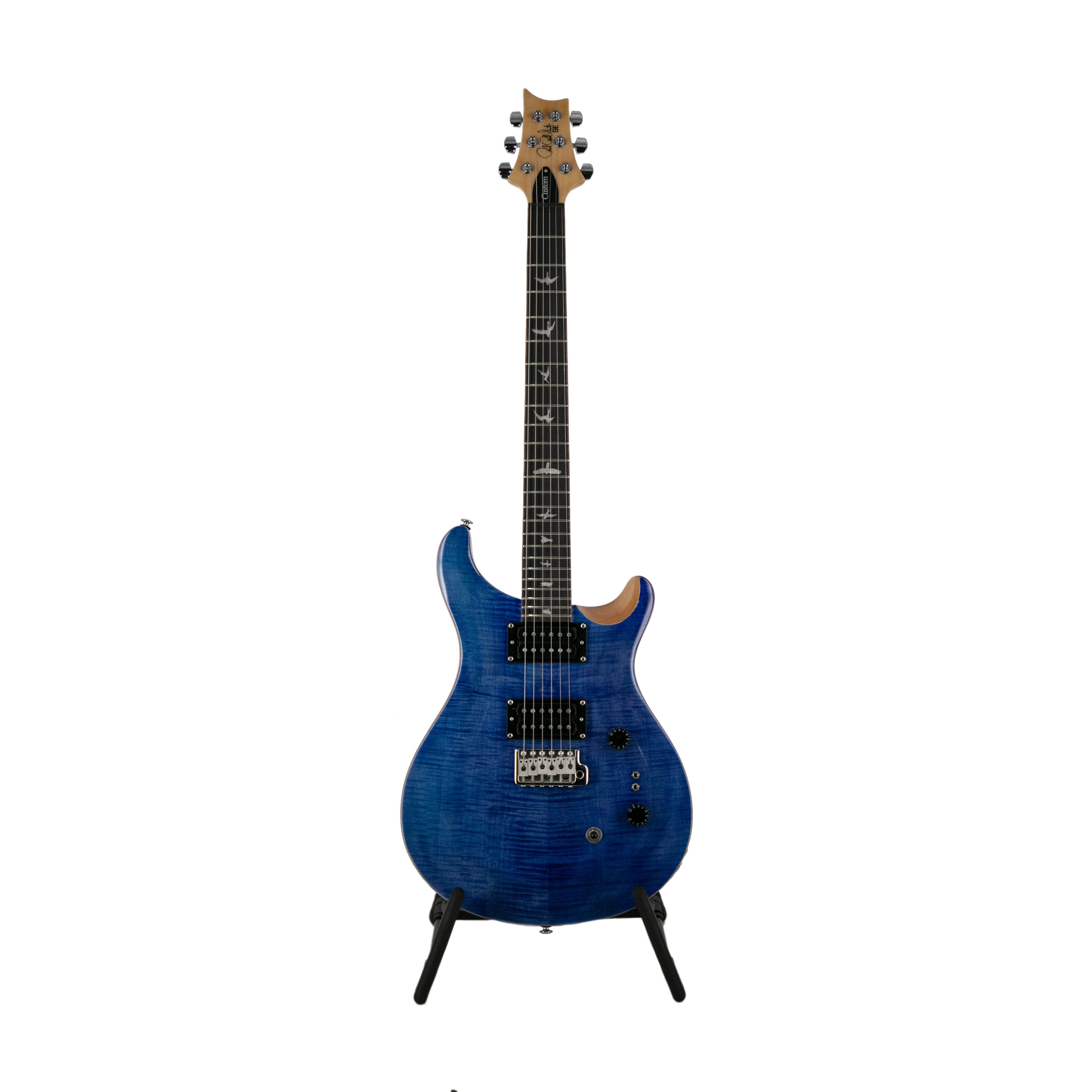 PRS SE Custom 24-08 Faded Blue 【美品】 PRS SE Custom 24-08 Electric Guitar w/Bag, Faded Blue – Swee