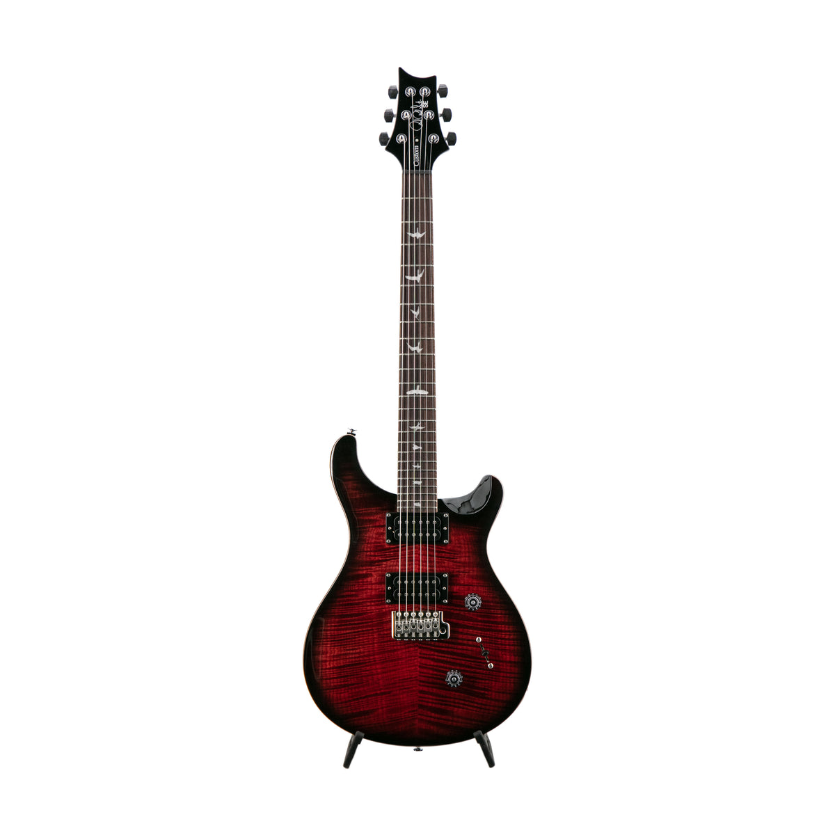 PRS SE Custom 24 Electric Guitar w/Bag, Fire Red – Swee Lee Singapore