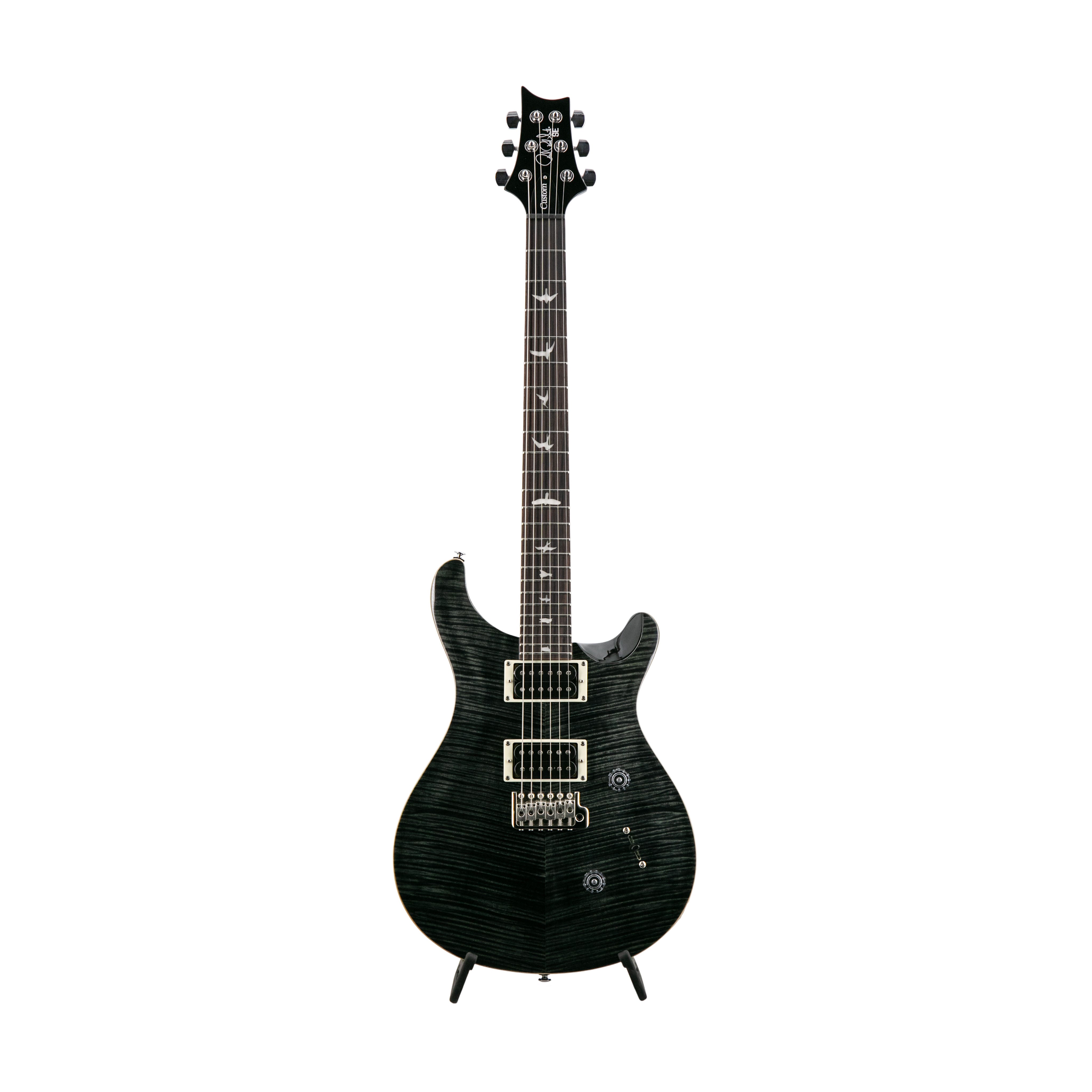 ギター PRS SE Custom24 Gray Black PRS SE Custom 24-08 Quilt Package Electric Guitar Charcoal