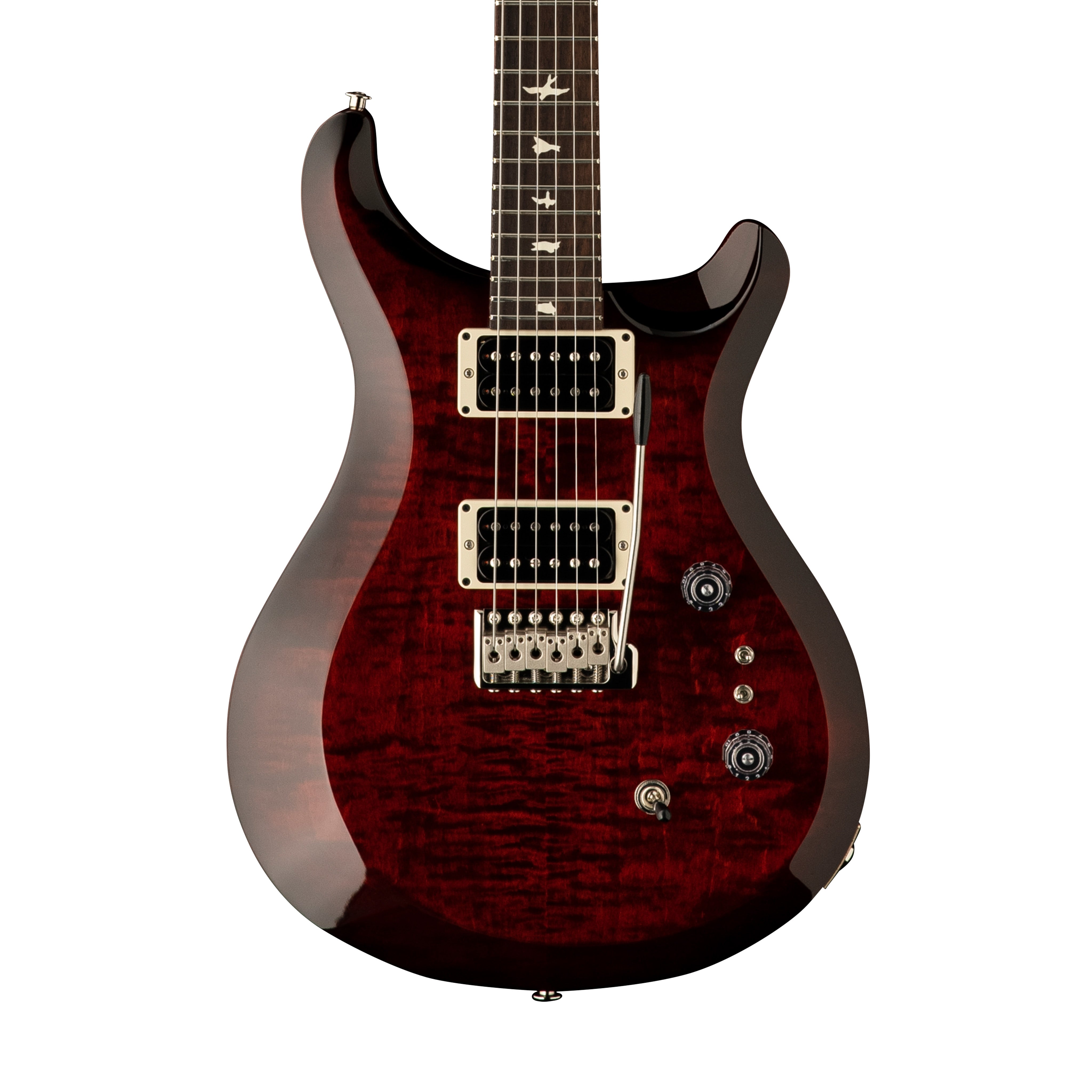 PRS S2 Custom 24-08 Electric Guitar, Fire Red Burst – Swee Lee