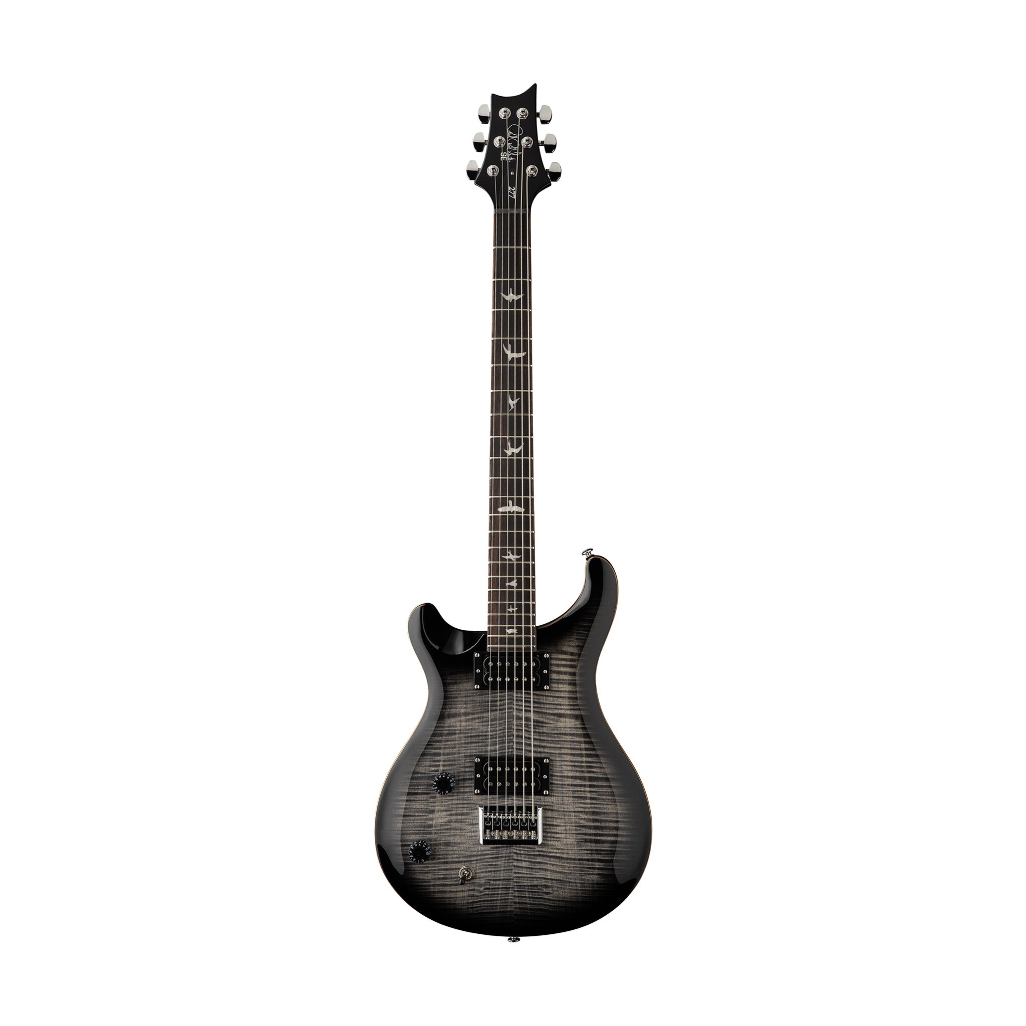 PRS SE 277 Left-Handed Baritone Electric Guitar, Charcoal Burst