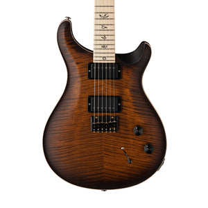 PRS Dustie Waring CE24 Hardtail Limited Edition Electric Guitar w/Bag, Burnt Amber Smokeburst
