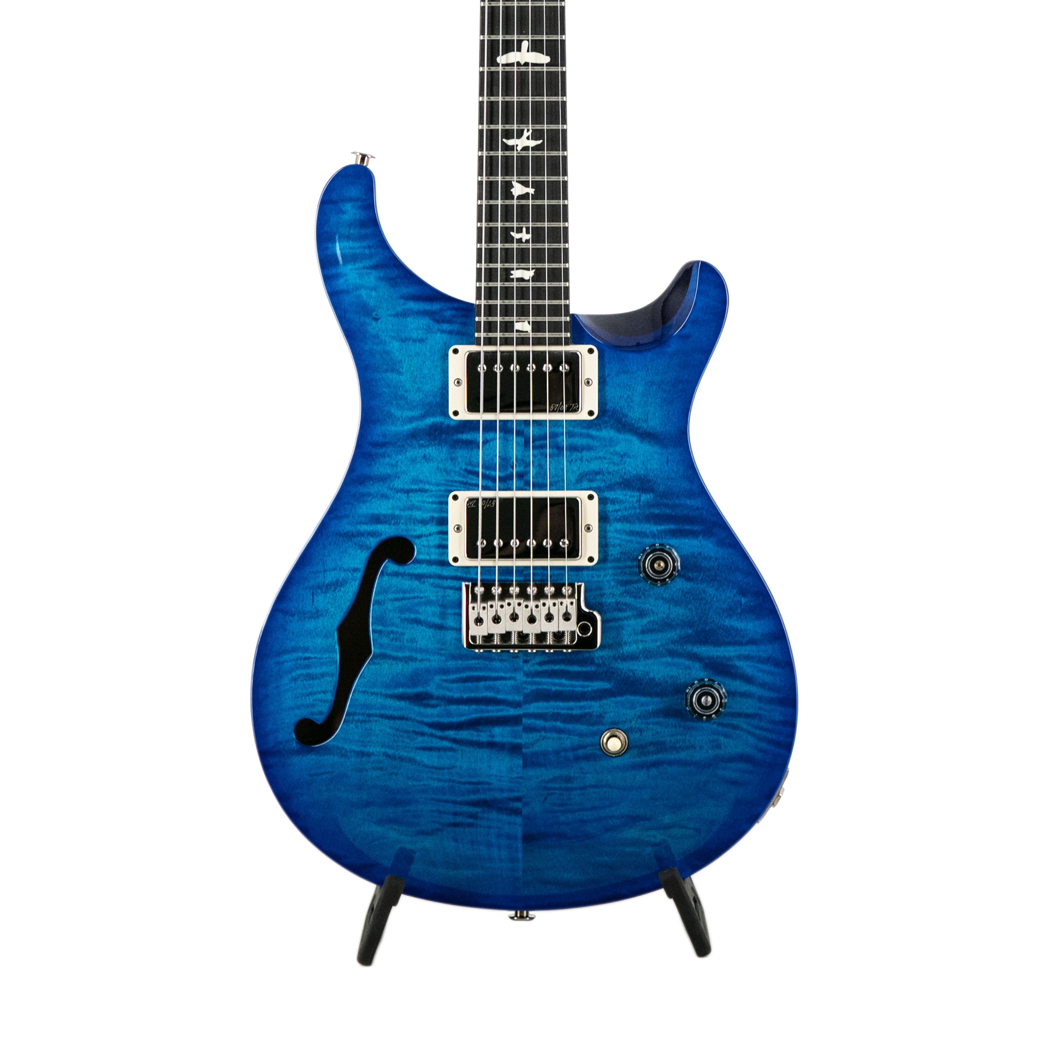 PRS CE24 Semi-Hollow Electric Guitar w/Single F-hole & Bag, Lake