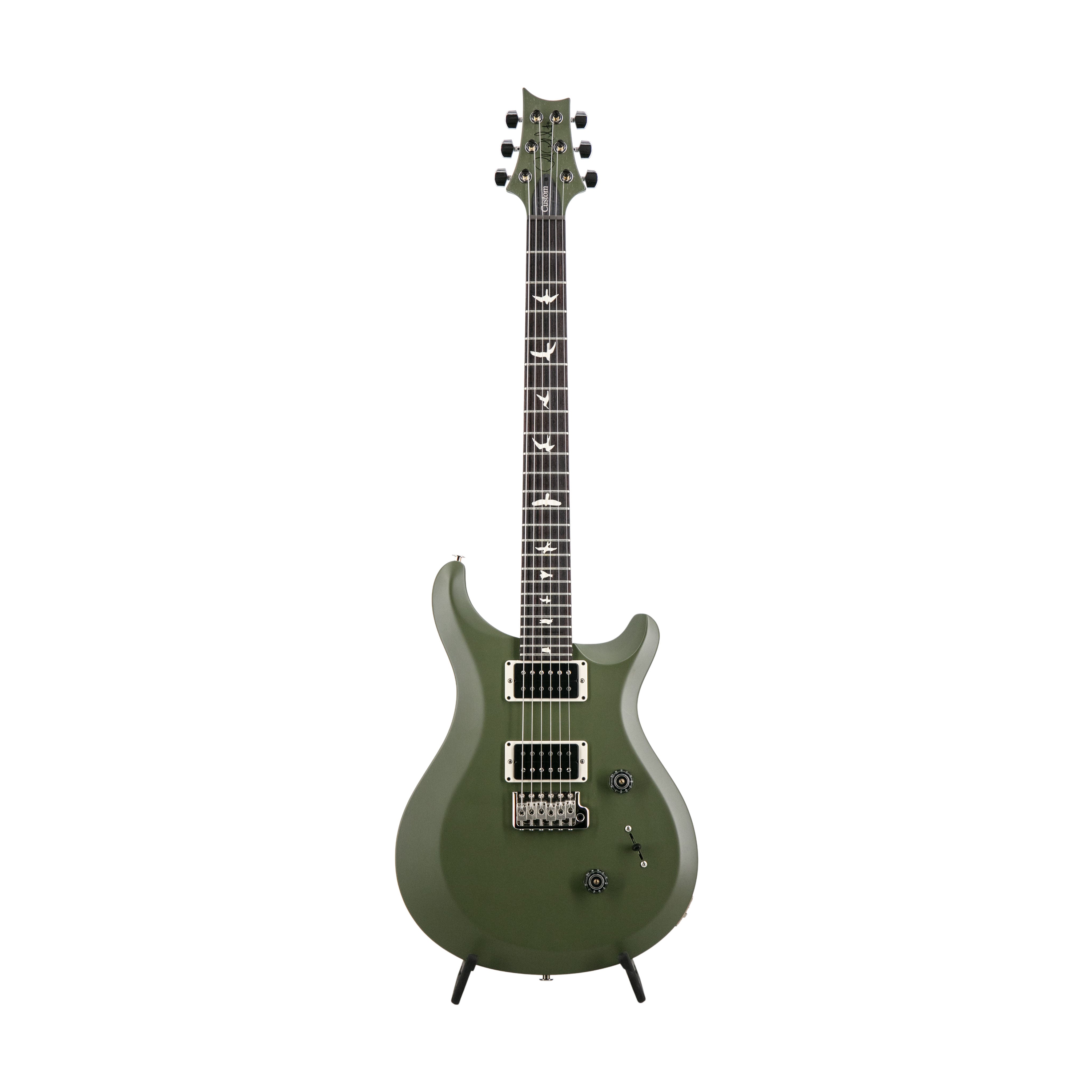PRS S2 Custom 24 Electric Guitar, Custom Color, Olive Green Satin