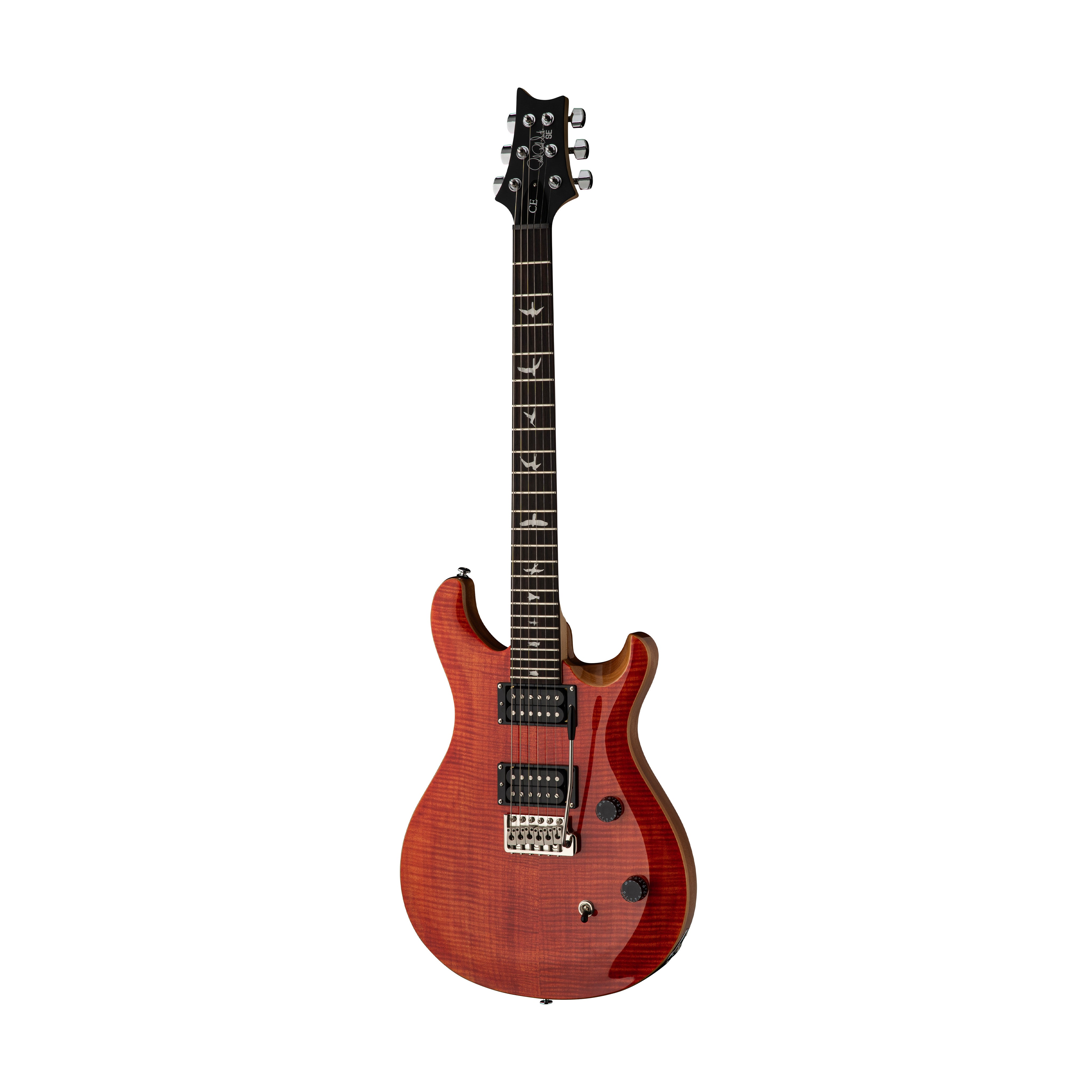 PRS SE CE24 Electric Guitar w/Bag, Blood Orange – Swee Lee