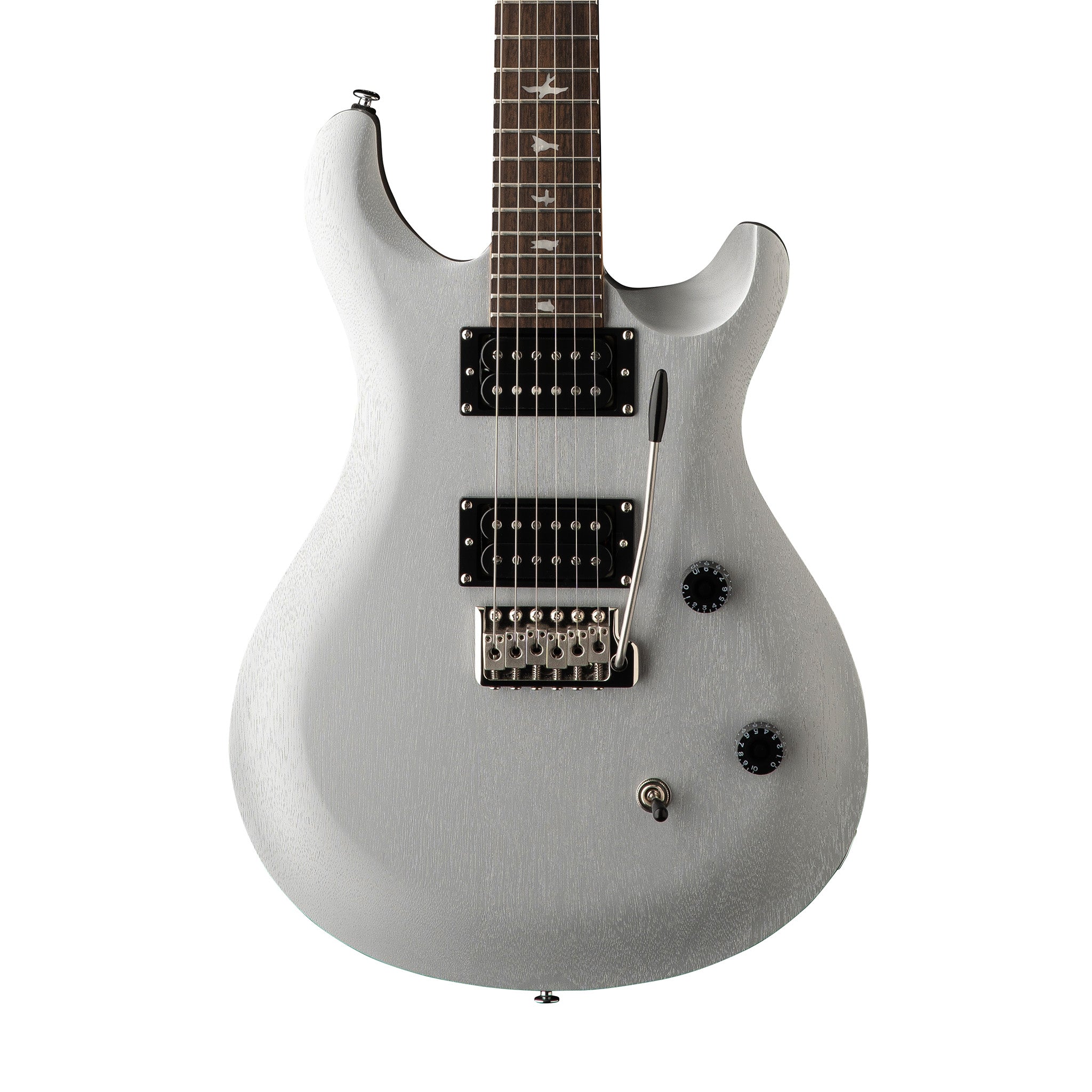PRS SE CE24 Standard Satin Electric Guitar w/Bag, Metallic Silver