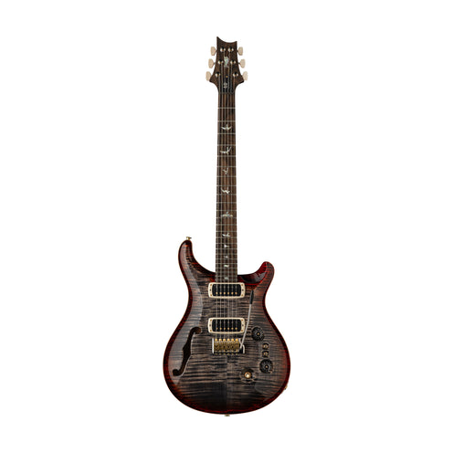 PRS 40th Anniversary Custom 24-08 Semi-Hollow Limited Edition Guitar, Charcoal Cherry Burst