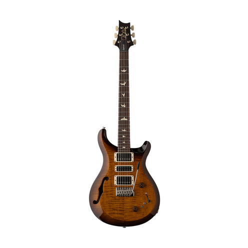 PRS S2 Special Semi-Hollow Electric Guitar, Black Amber