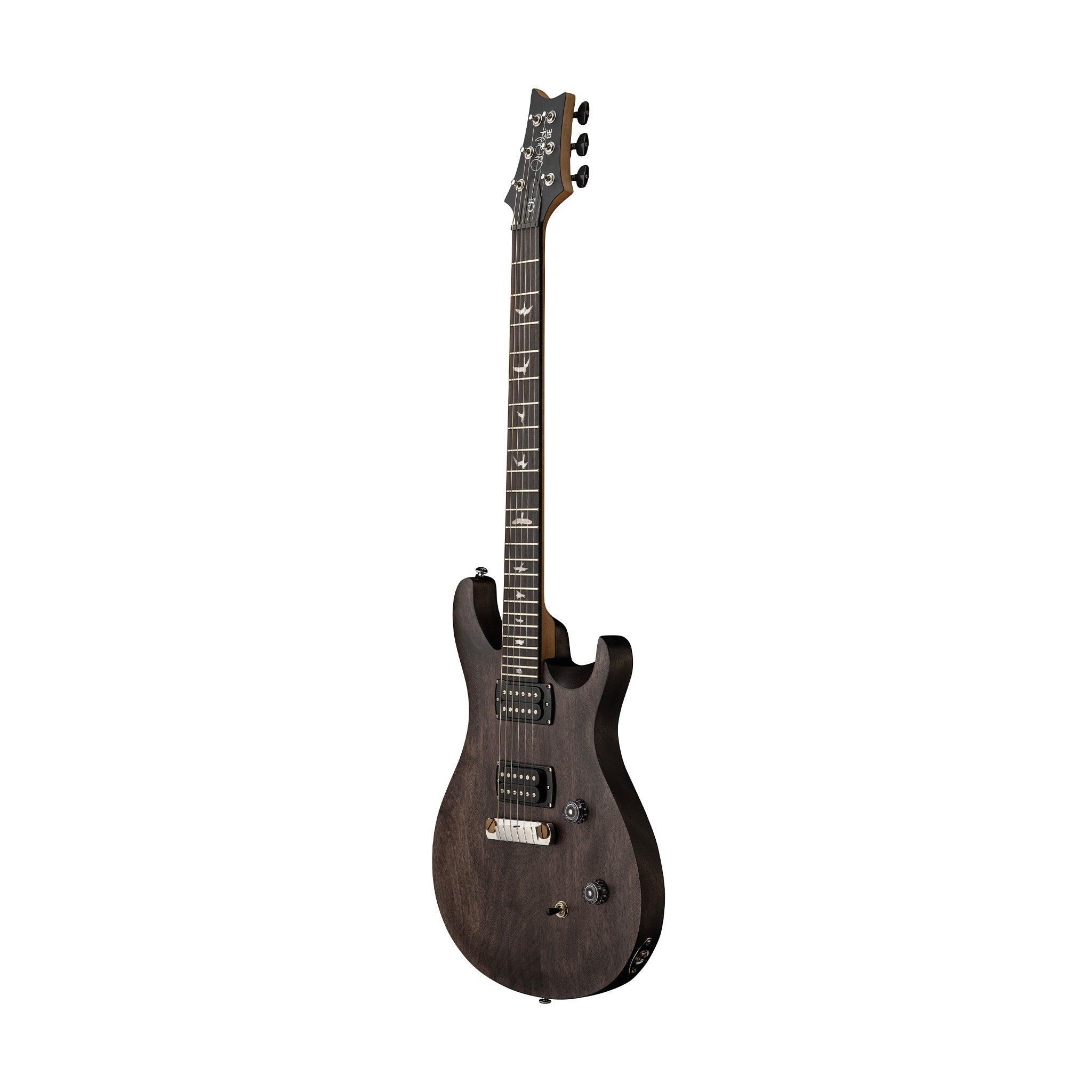 PRS SE CE24 Standard Stoptail Satin Electric Guitar, Charcoal