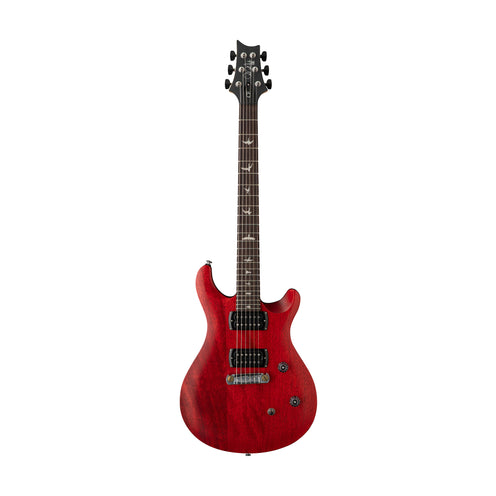 PRS SE CE24 Standard Stoptail Satin Electric Guitar, Vintage Cherry