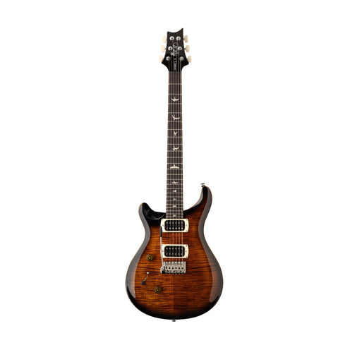 PRS SE Custom 24 Left-handed Electric Guitar, Black Gold Sunburst