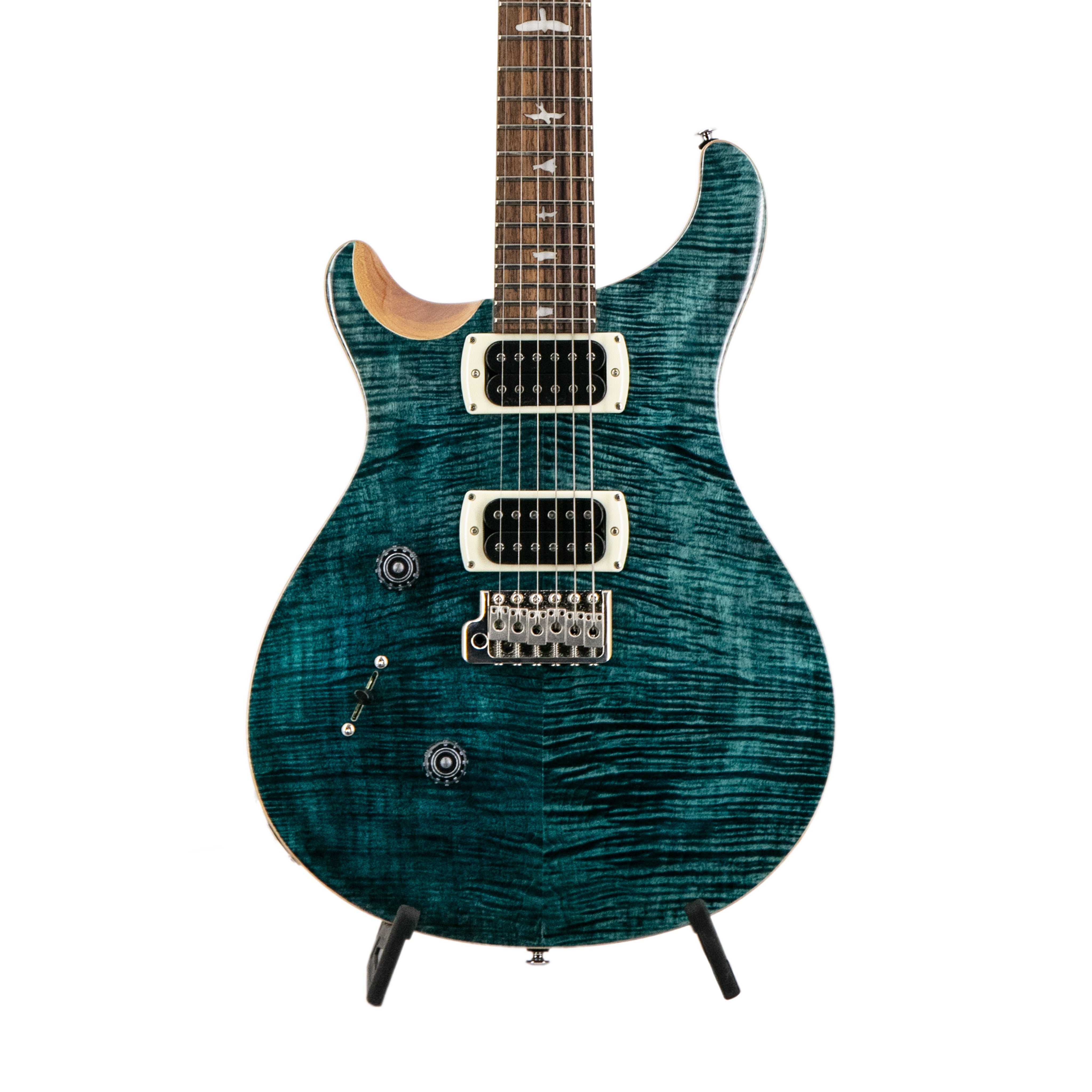 ギター PRS SE Custom 24 Lefty PRS SE Custom 24 Left-handed Electric Guitar, Slate Blue – Swee