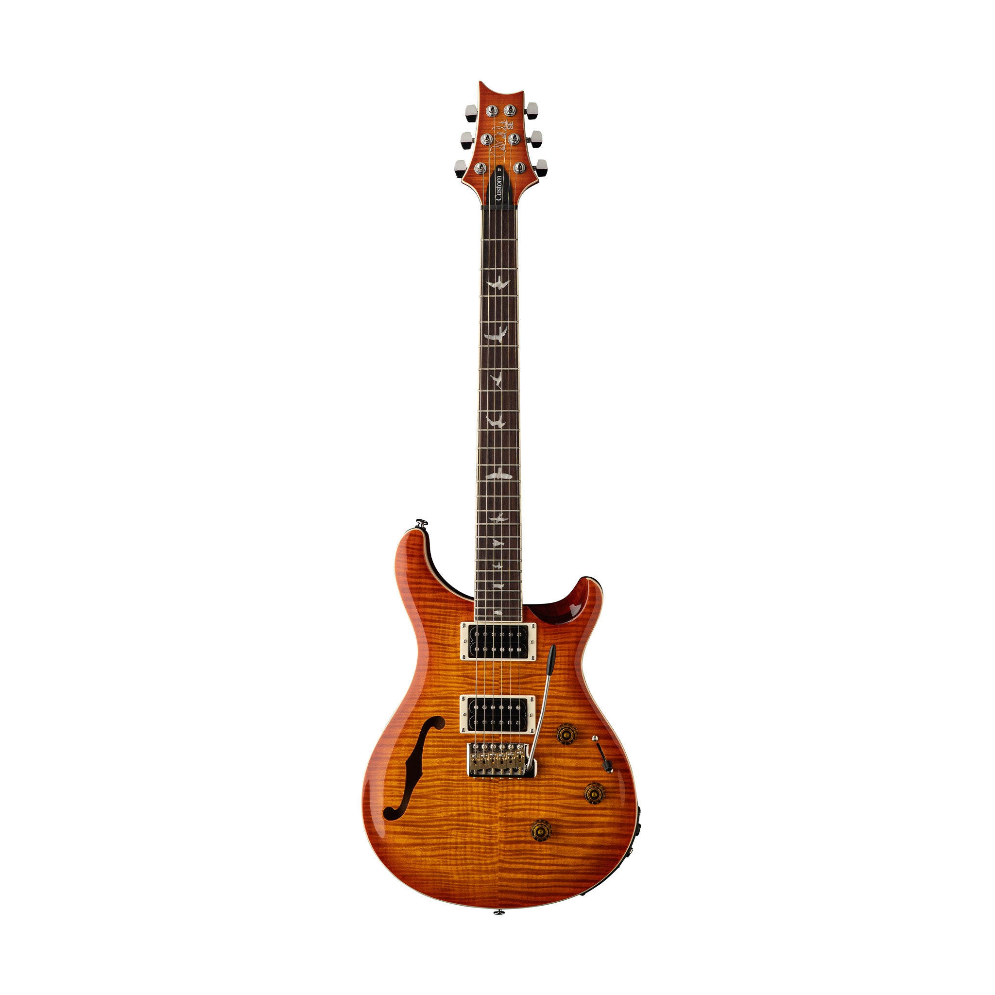 ギター PRS 2024 SE Custom24 Semi-Hollow Piezo PRS SE Custom 24 Semi-Hollow Piezo, Vintage Sunburst – Swee Lee