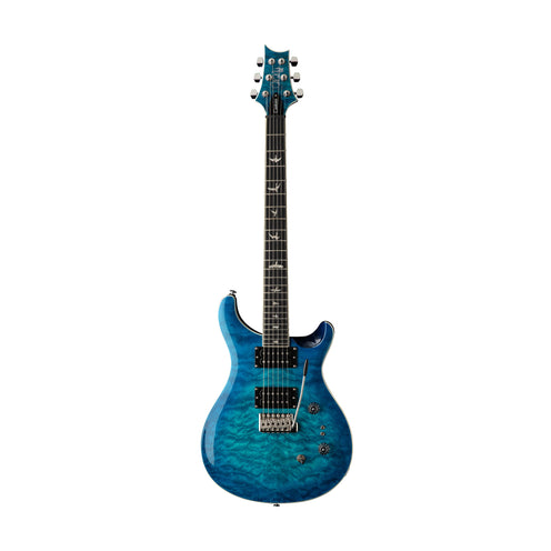 PRS SE Custom 24-08 Quilt Electric Guitar, Lake Blue