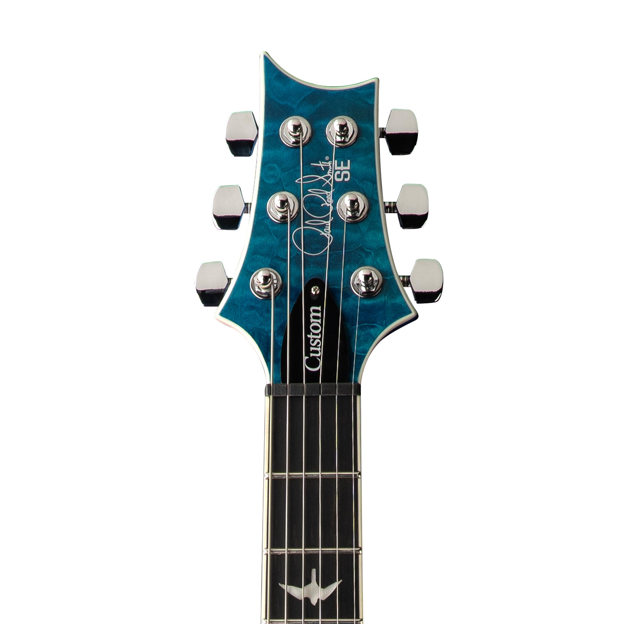 PRS SE Custom 24-08 Quilt Electric Guitar, Lake Blue – Swee Lee