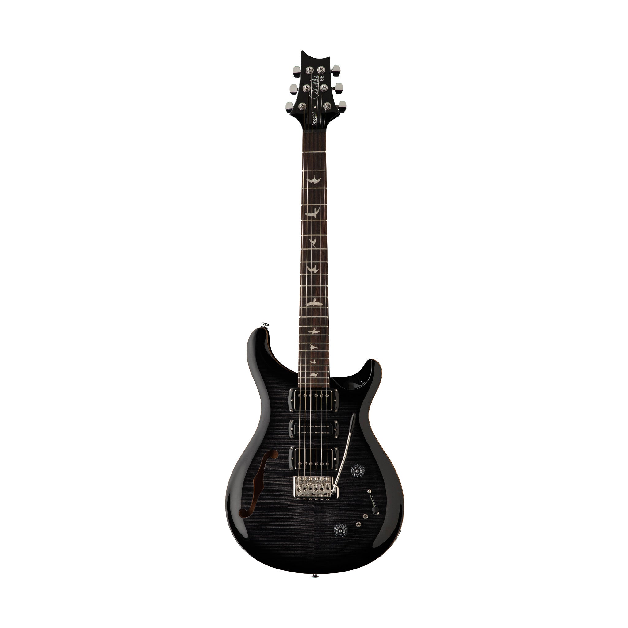 PRS SE Special Semi-Hollow Electric Guitar, Charcoal Burst – Swee