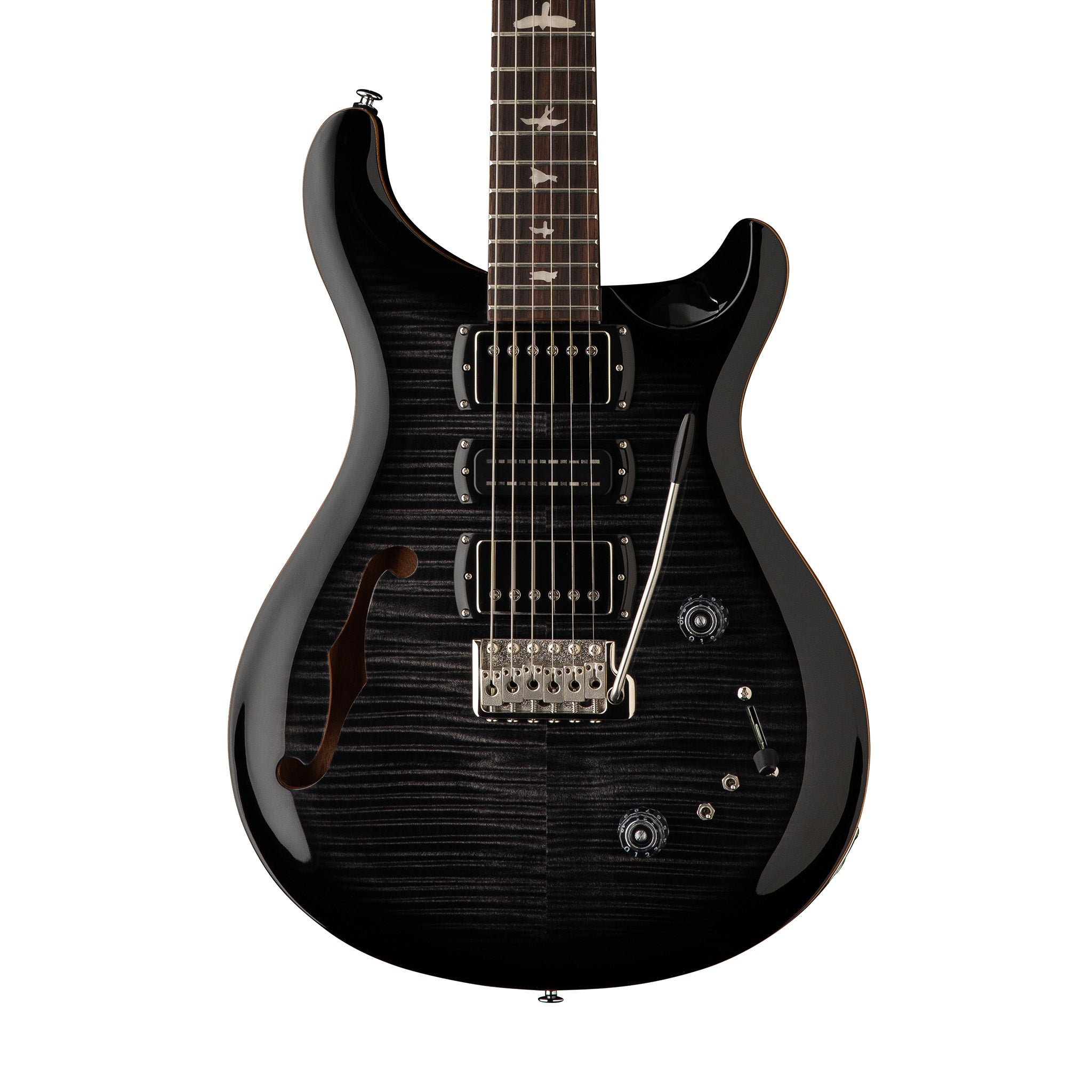 PRS SE Special Semi-Hollow Electric Guitar, Charcoal Burst – Swee