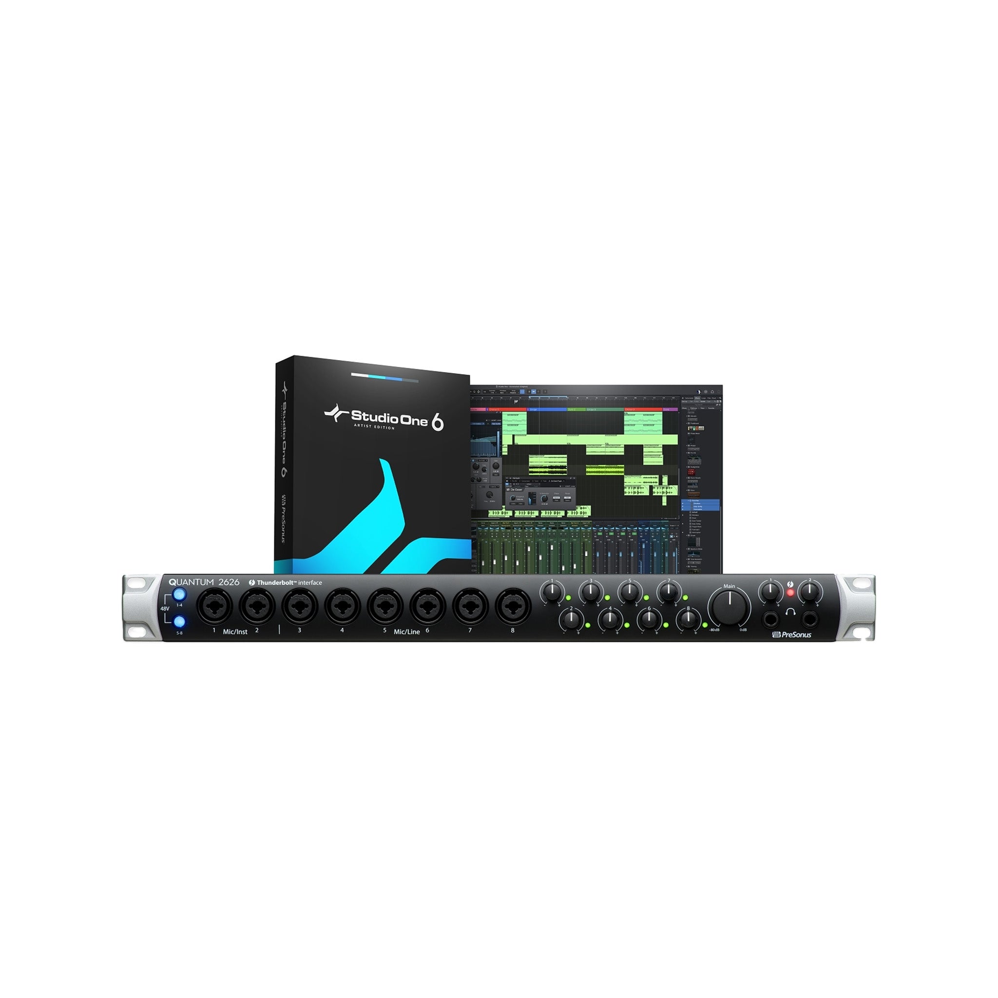 PreSonus Quantum 2626 26x26 Thunderbolt 3 Audio Interface, UK