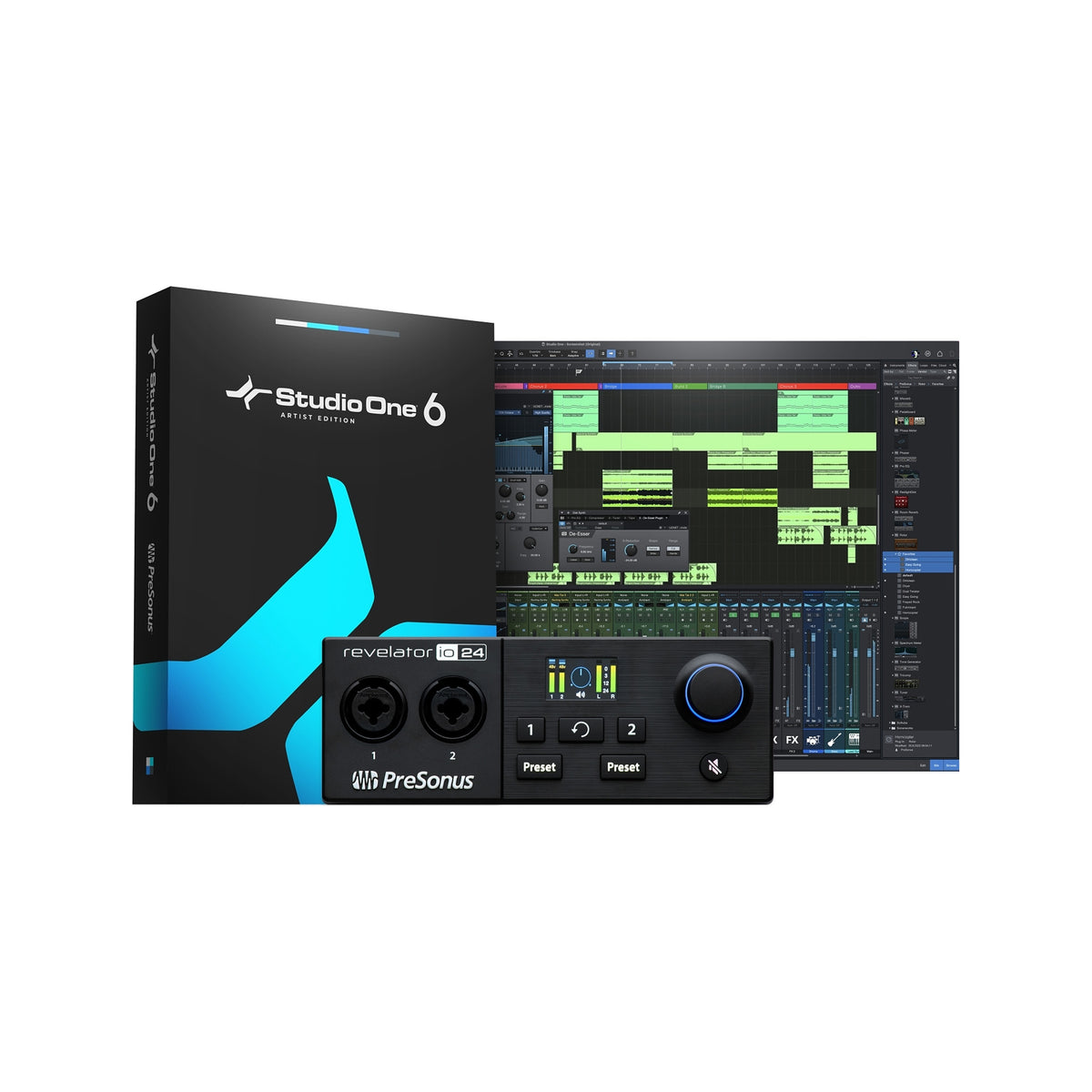 PreSonus Revelator io24 オーディオインターフェース products_2FP18-277-7700-