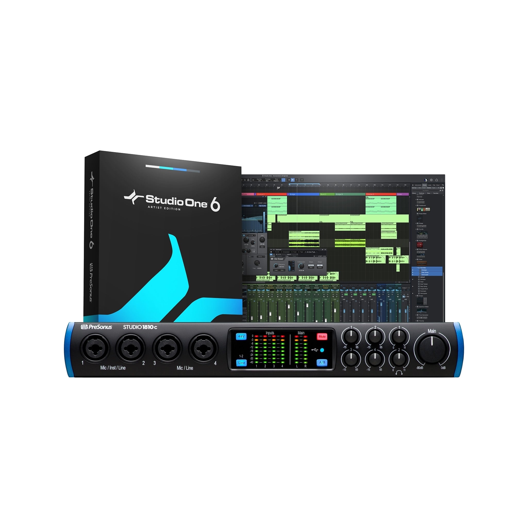 PreSonus Studio 1810C USB Audio Interface, UK