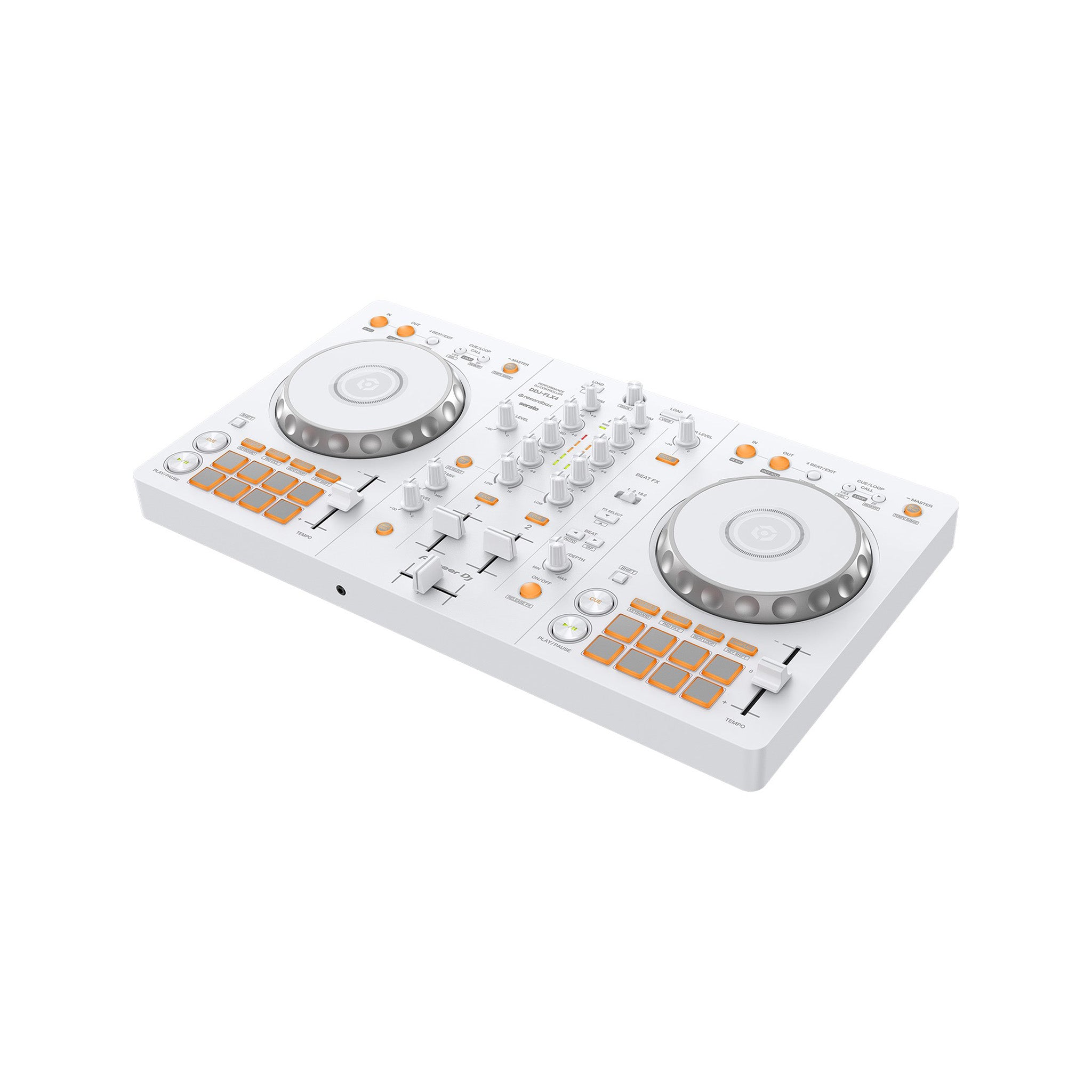 Pioneer DDJ-FLX4 2-channel DJ Controller, White – Swee Lee Singapore