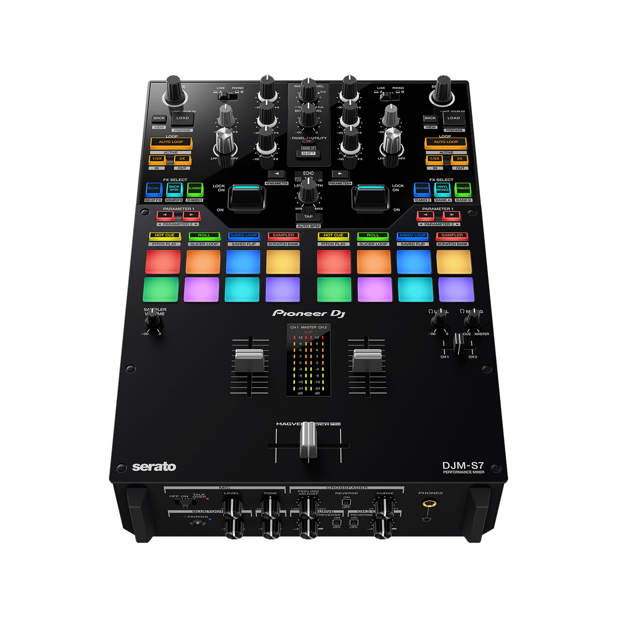 Pioneer DJ DJM-S7 - 22年 model Pioneer DJM-S7 2-channel DJ mixer for Serato DJ – Swee Lee Singapore