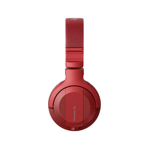 Pioneer HDJ-CUE1BT-R Bluetooth DJ Headphones, Red