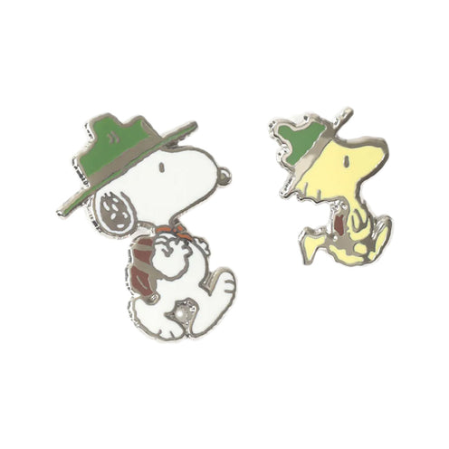 Pintrill Snoopy & Woodstock Beagle Scouts Pin Set
