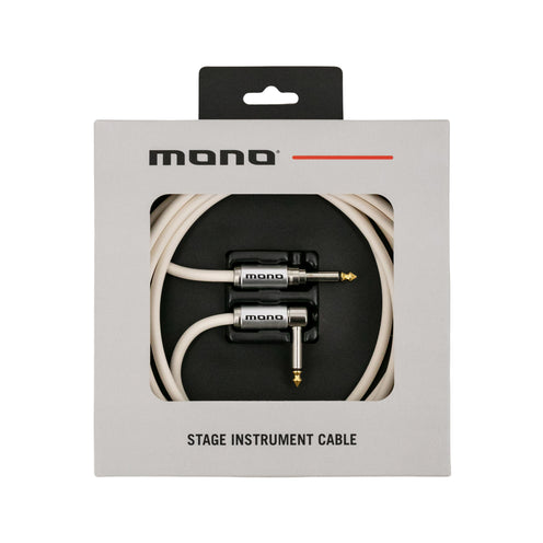 MONO Stage Instrument Cable, Standard Angled to Silent Connector