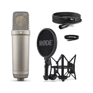Rode NT1 5th Generation Large Diaphragm Cardioid Condenser Microphone, Silver